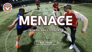 : Absolute Menace On The Pitch | Ball Control Skills by Blue | 3 Teams  | 6 vs 6 Football POV