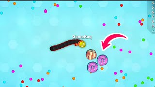 Snake Io 🐍 I Found 3 Delicious snake food 🐍 Epic Snakeio Gameplay screenshot 2