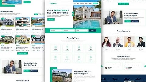 Real estate website templates | real estate website html css javascript | Free Template | @rjksharma
