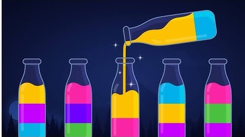 water colour sort puzzle level 143 😱 walkthrough gameplay 😱🎮🎯_ Android Gameplay 😱🎯🎮