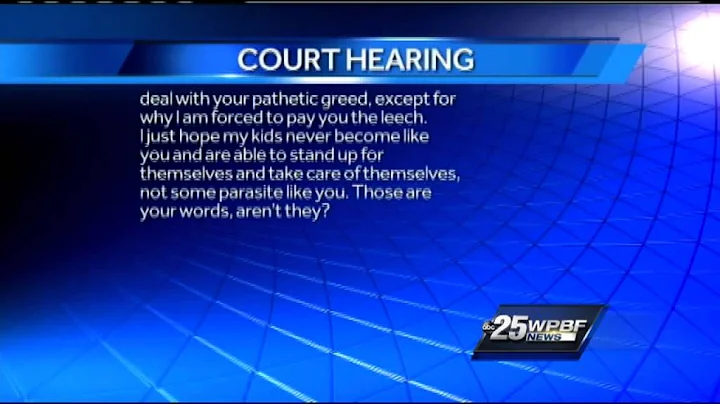 Ex-husband called Kimberly Lindsey greedy 'parasit...