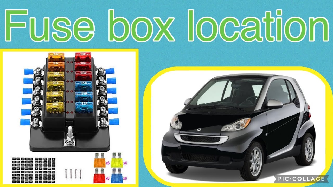 The fuse box location on a 2010 Smart Fortwo - YouTube