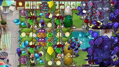 Brutal Mode EX Plus Endless: The 6 By 6 Eight Cob Cannons Setup