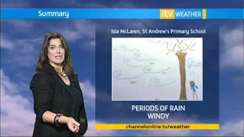 GBG's Sue Markham reads the weather at Channel Tel...