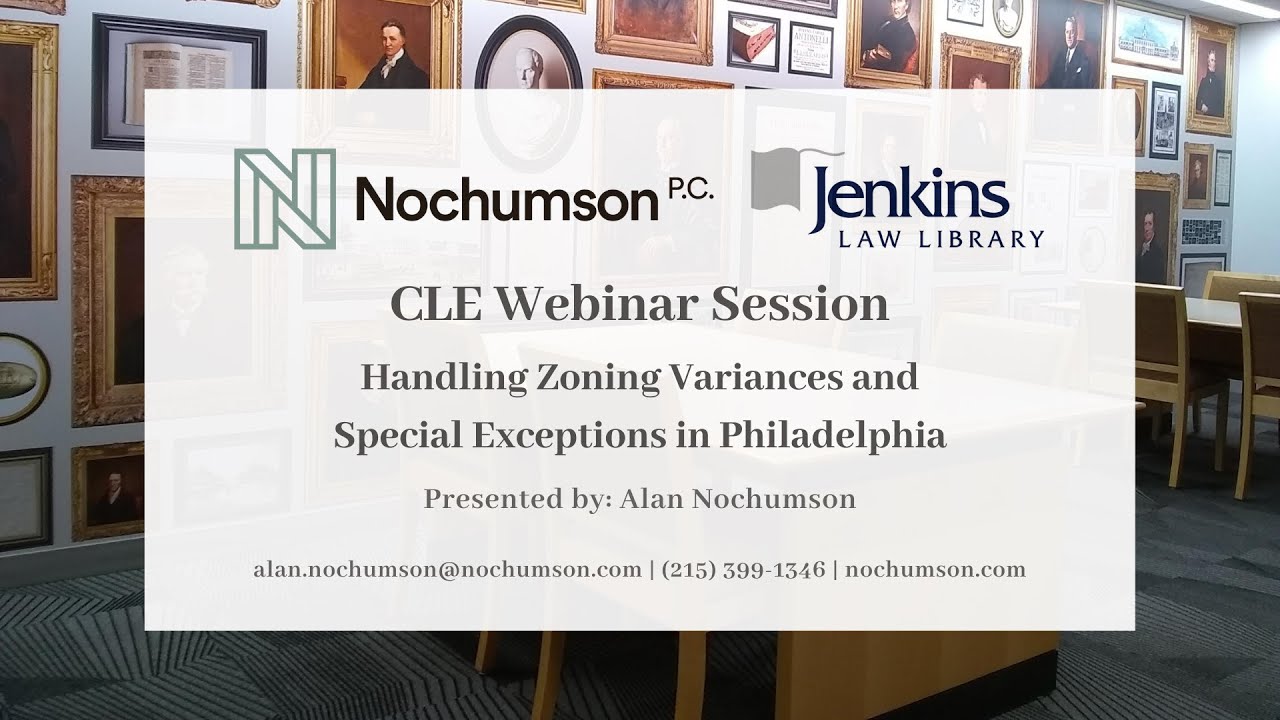 Handling Zoning Variances and Special Exceptions in Philadelphia