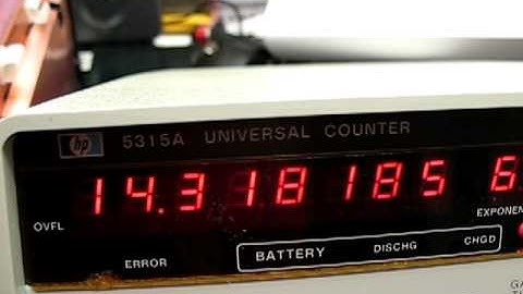 Master Clock calibration