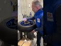 Here’s an insight into the process of prepping a wheel and tyre for the Pata Prometeon Yamaha R1