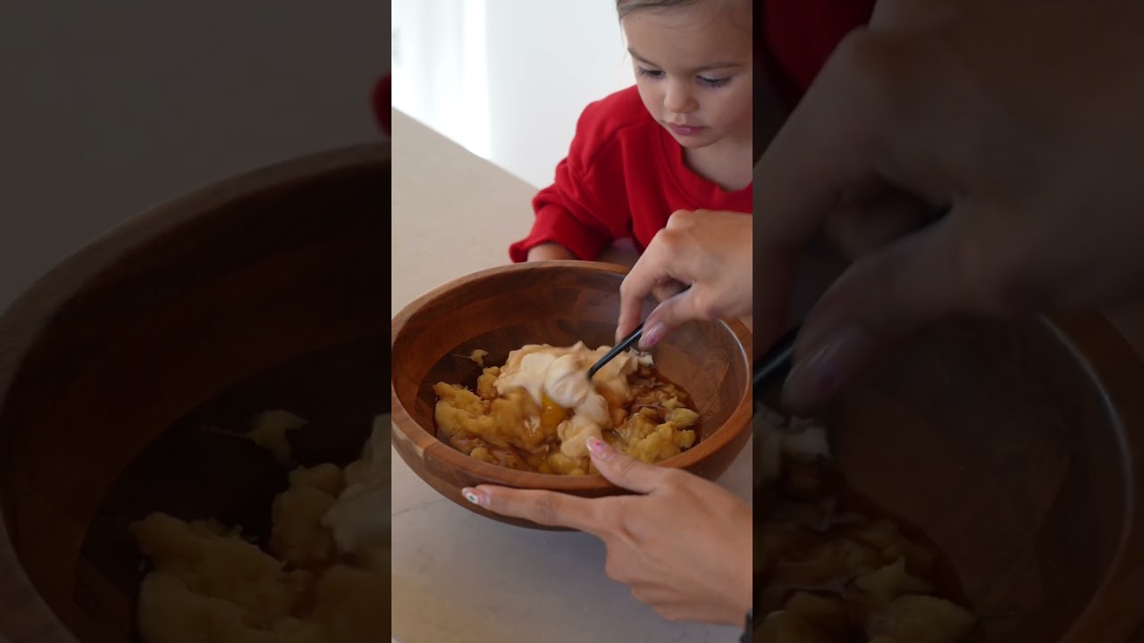 PROTEIN BANANA BREAD 🍞🍌 #momlife #fitmomsinspire #bananabread