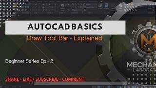 AutoCAD Draw Toolbar Explained | Line, Circle, Rectangle & Basic Drawing Tools | AutoCAD Tutorial #2
