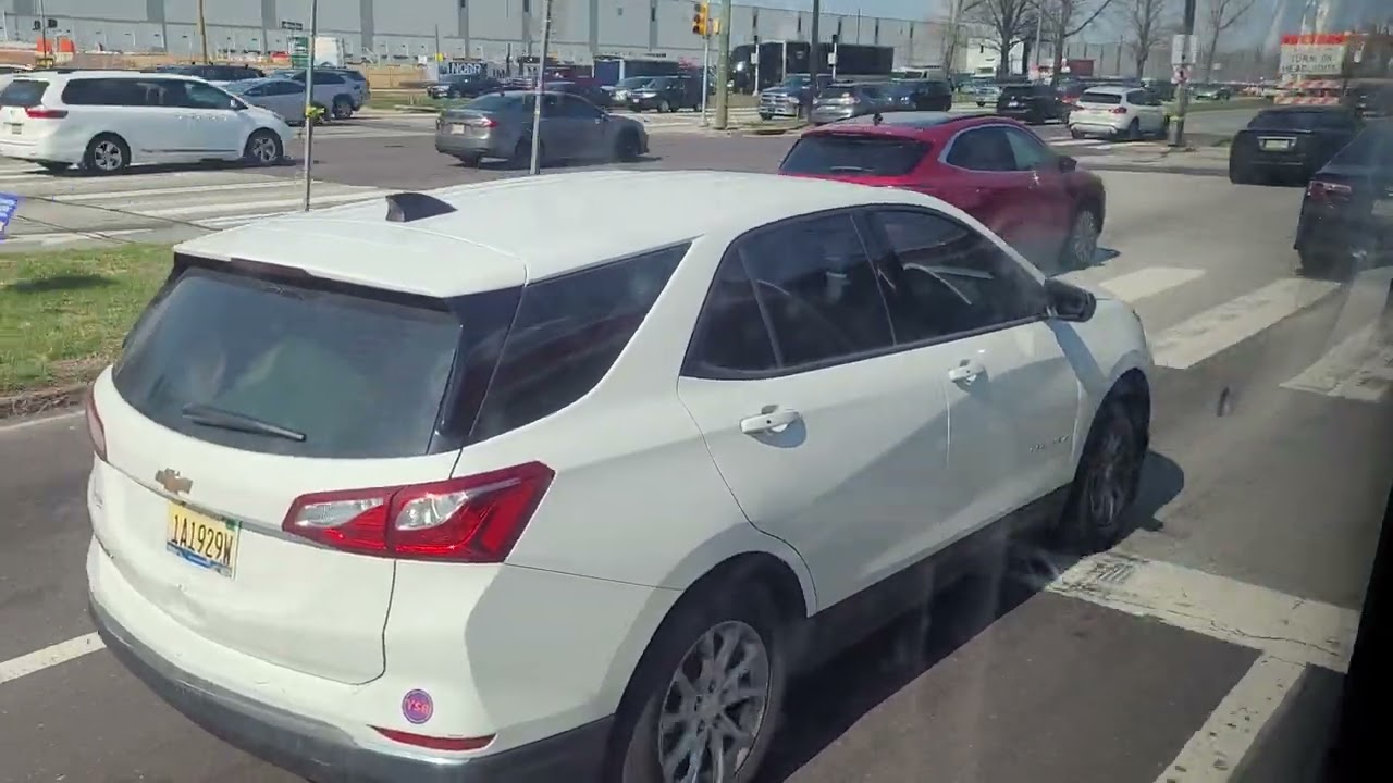 Septa (Route 14) 7444 MUST USE HEADPHONES!!!!!! (TURBO & HYBRID JAKE BREAKS)