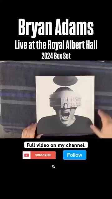 Bryan Adams: Live at the Royal Albert Hall (2024 Box Set) - YouTube