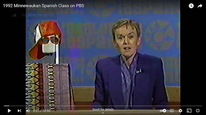 1992 Minnewaukan Spanish Class on PBS