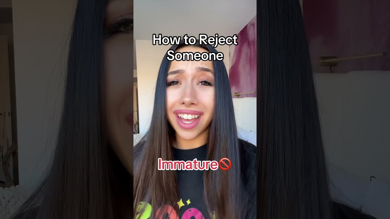 How to reject someone 