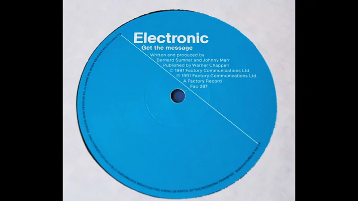 ELECTRONIC * Get the Message   1991    HQ