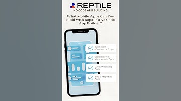 Types of Apps #reptileapp #nocodeapps