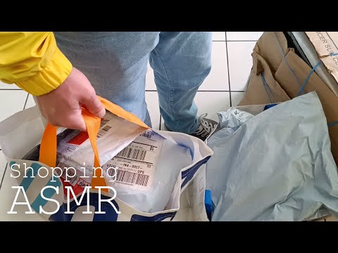 ASMR Shop with me ✨Lost Packages + Unboxing✨ (🎧 soft spoken/whispered voiceover, crinkles, tapping)