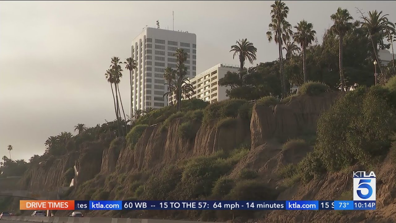 Dangerous cracks spotted in Santa Monica bluffs forces road closures