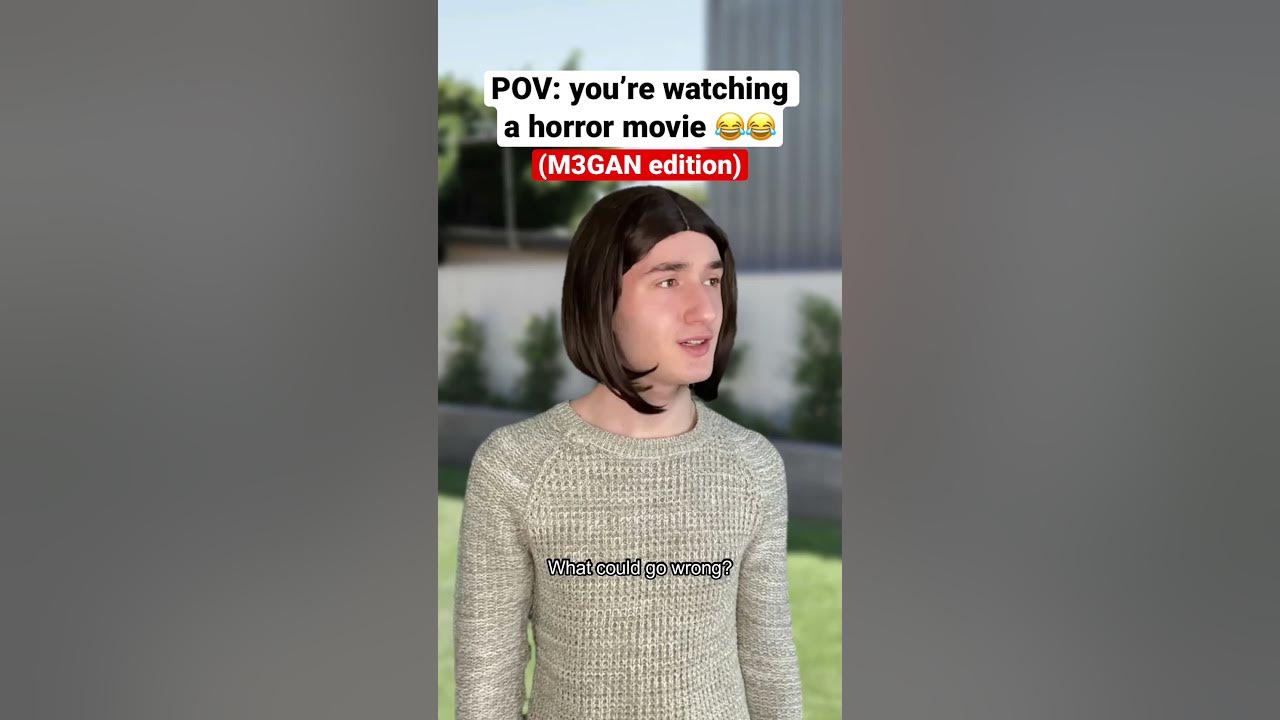 Horror movie trailers be like #shorts #funny #comedy