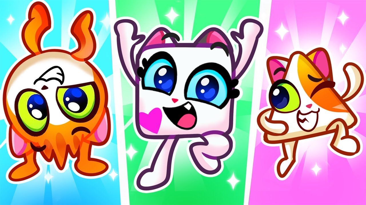 Kids Learn Shapes and Colors | Useful Cartoons for Toddlers | Purr-Purr Stories