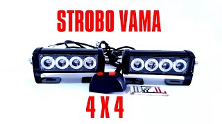 LAMPU LED STROBO VAMA FEDERAL SIGNAL BLITZ 4 MATA LED WATERPROOF