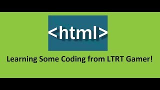 Learning HTML Coding for kids
