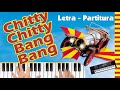 Chitty chitty bang bang cover instrumental teclado keyboard sheet music partitura calhambeque magico