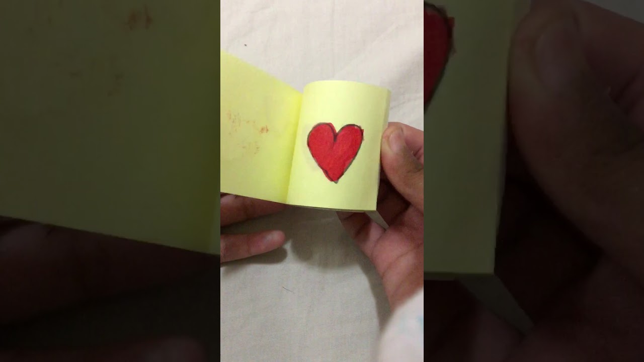 Heart and Arrow Flipbook - YouTube