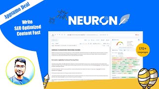 NeuronWriter Review: Write SEO Optimized Content Fast | Appsumo Lifetime Deal & Demo Video