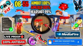 Ob55 Free Fire Auto Headshot Config File🎯🌠 Macro Aimbot   No Recoil Regedit ‼️ Antiban VIP Script 👽