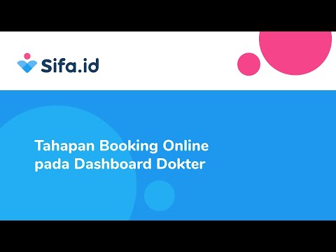 Tutorial Booking Online Dashboard Dokter | Sifa Tutorial