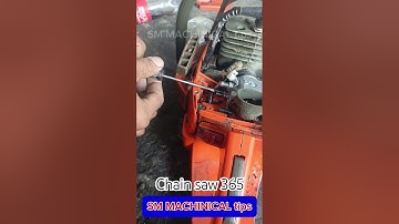 Chainsaw machine carburettor petrol adjusting setting model 365#carburator#petrol#adjustment