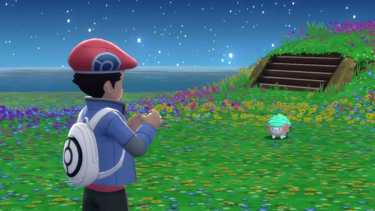 Pokemon BDSP I SHINY SHAYMIN after 350 ENCOUNTERS (Oaks Letter Event)