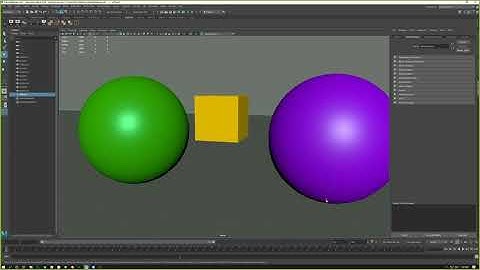 Maya Basics - 05 - Maya Materials