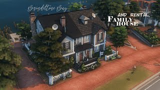 картинка: Семейный дом + дом в аренду | Строительство The Sims 4 | Family house and rental