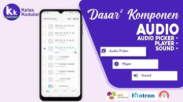 Audio - Audio picker - player - sound - kodular | (MIT App Inventor,Appybuilder,Thunkable)