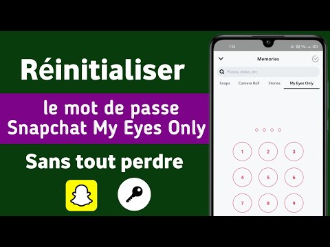 Comment réinitialiser le mot de passe Snapchat My Eyes Only.  Sans Tout Perdre