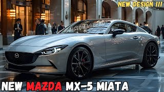 Ух ты! Дизайн новой Mazda MX-5 Miata 2025 года выглядит потрясающе!