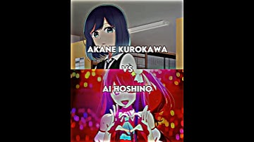 AI Hoshino vs Akane Kurokawa | Oshi no ko #anime #animeedit #shorts #viral