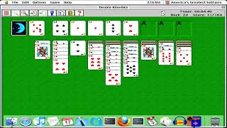 America's Greatest Solitaire Games - Double Klondike [Macintosh Longplay] (1998) MacSoft {PB G4 667}