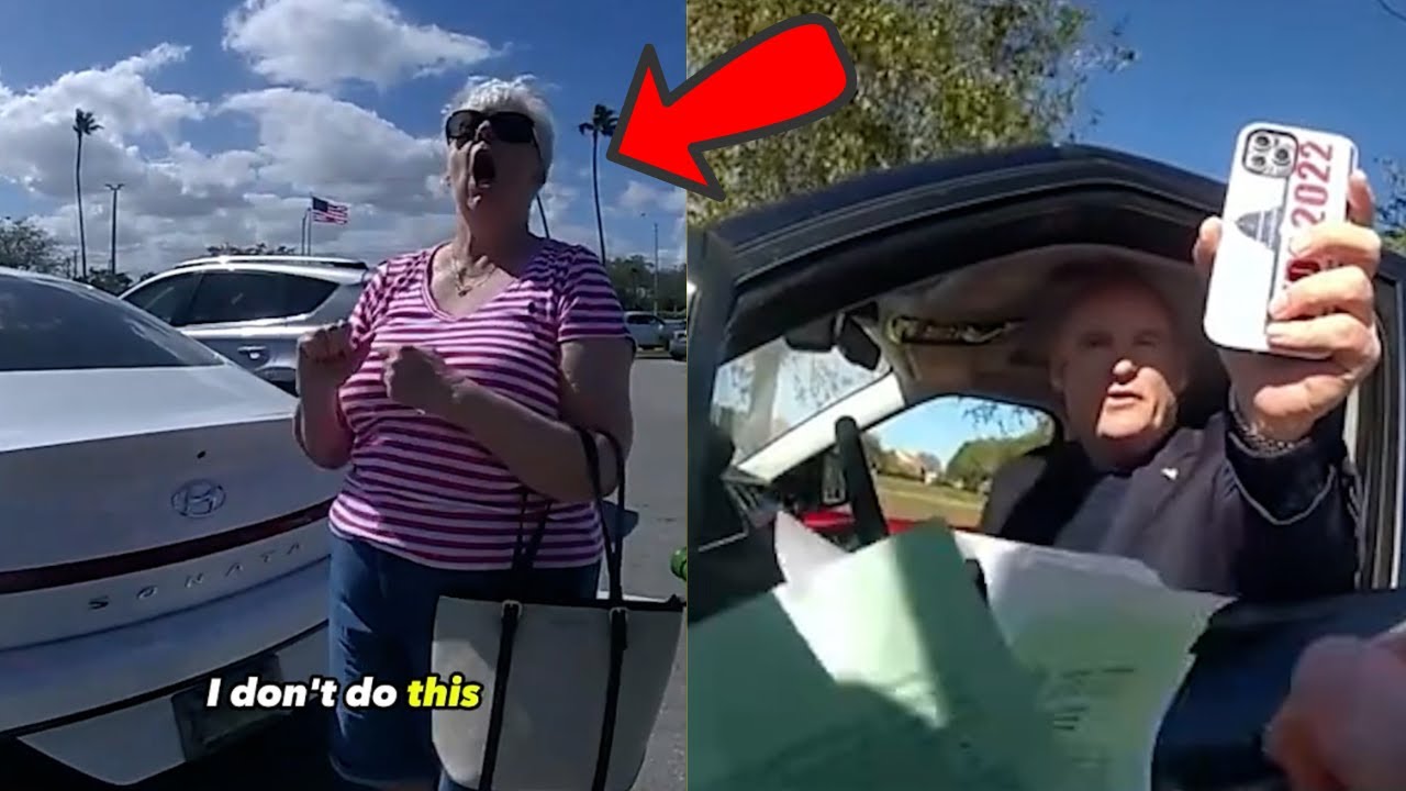 Karens Get Humbled By Cops After Acting Entitled Caught on Camera - YouTube