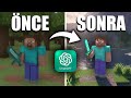 YAPAY ZEKA SIFIRDAN MİNECRAFT YAPIYOR! (grafikler harika..)