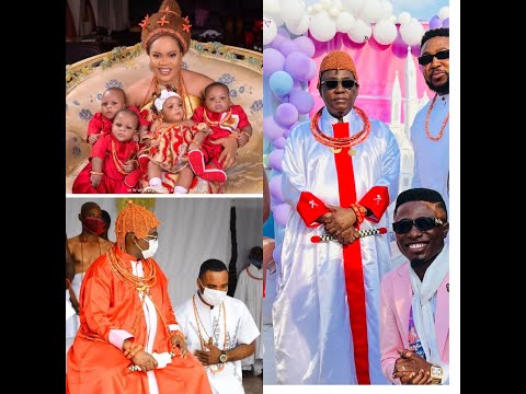 THE OBA OF BENIN - THE QUADRUPLET ONE YEAR BITHDAY CEREMONY