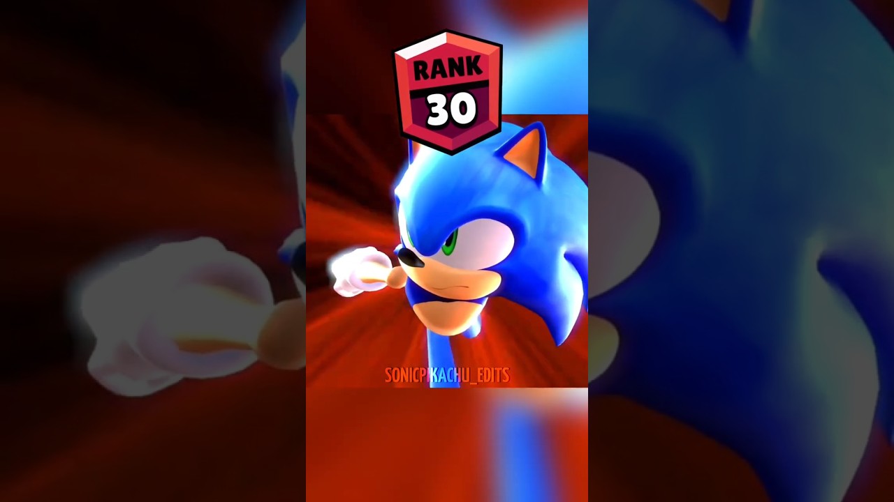 Brawl Stars Sonic Rank UP #shorts #brawlstars