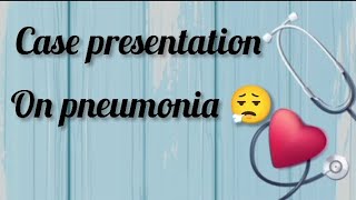 CASE PRESENTATION ON PNEUMONIA 😮‍💨#nursingnotes #viralvideo #gnmstudent #monikaxplains #nursing 