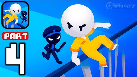 Prison Escape 3D - Gameplay Walkthrough Part 4 Get out of prison (iOS,Android)