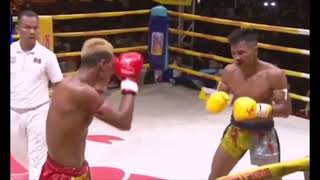 Chan Bunhern (👍) vs Meun Sok Huch in Boostrong Kun Khmer, fight for car 🚘 #kunkhmer #boxing