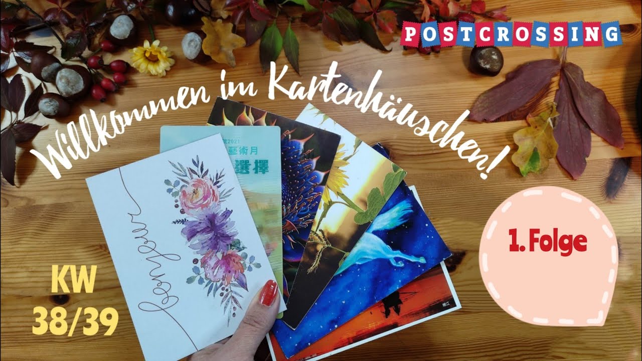 Karten, die ich in den KWs 38/39 erhalten habe