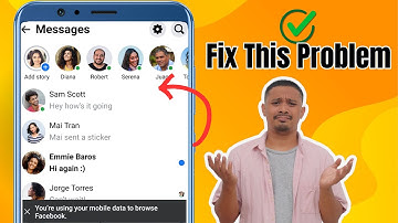 You are using mobile data to browse facebook | Facebook Lite Problem