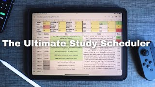 The Optimal Study Scheduler for Students [Free Template]