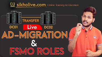 Complete AD Migration with FSMO Role Transfer Step By Step in Hindi
